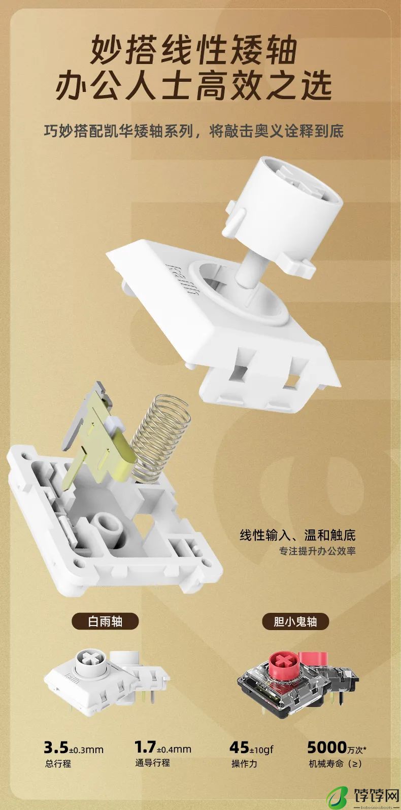 黑峡谷矮轴新品「刀锋系列」A3 机械键盘发布，首发价 399 元