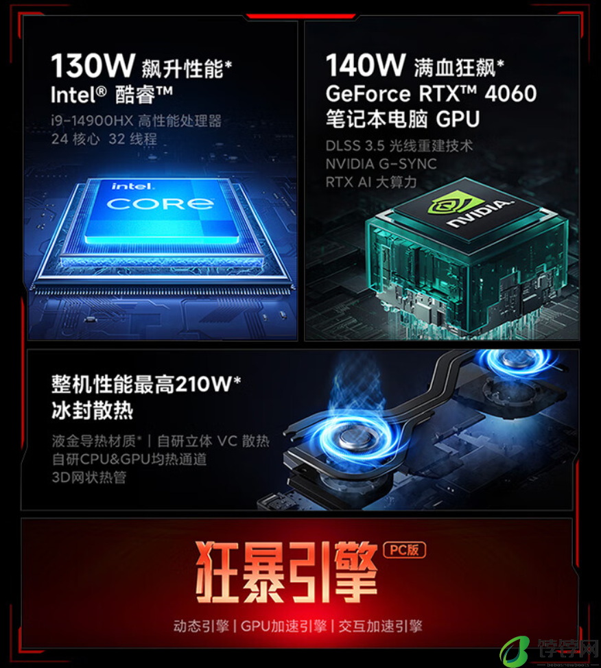 i9-14900HX + RTX4060：小米 Redmi G Pro 2024 游戏本 8299 元京东百亿补贴
