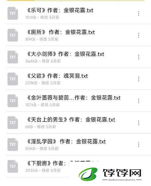 金银花作者写的小说：爱的传奇