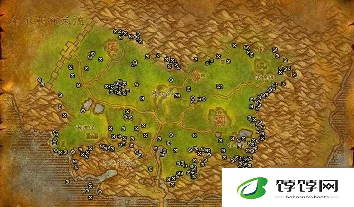 州天空城3D元极道幡位置详解：暗影森林为中心