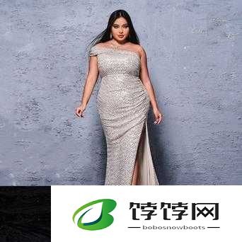 欧美风大码胖mm中长款连衣裙：时尚逆袭，胖女孩的魅力新装