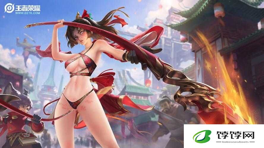 云缨不小心踩到程咬金图片：有趣瞬间