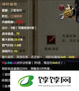 江湖绝学探秘：金针沈家三阳玄针武学的非凡实力