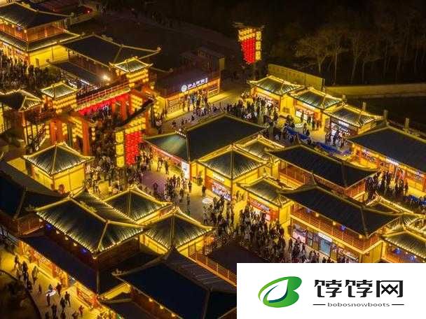 百姓阁不夜城综合入口：繁华盛景待您来