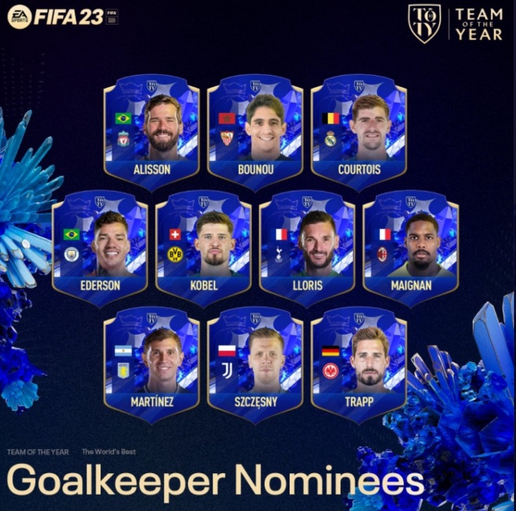 FIFA23年度蓝提名