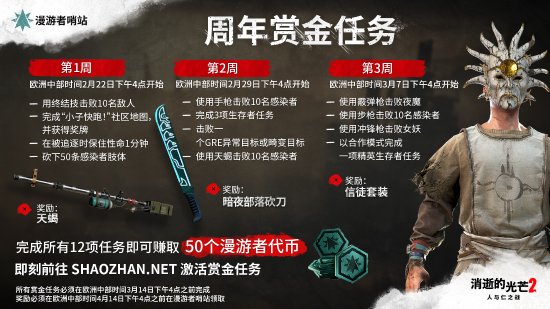 《消光2》重装上阵版正式上线！枪械武器终于来了