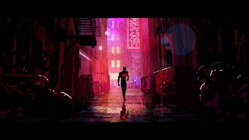 动画电影《未来蝙蝠侠》概念图曝光:由《蜘蛛侠 纵横宇宙》设计师创作