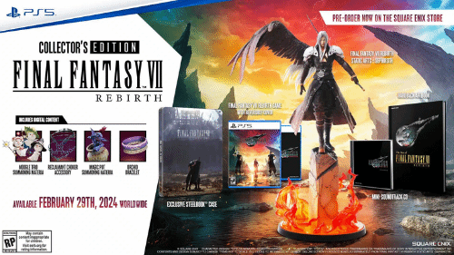《FF7重生》典藏版偷跑 蒂法爱丽丝泳装设定图提前看